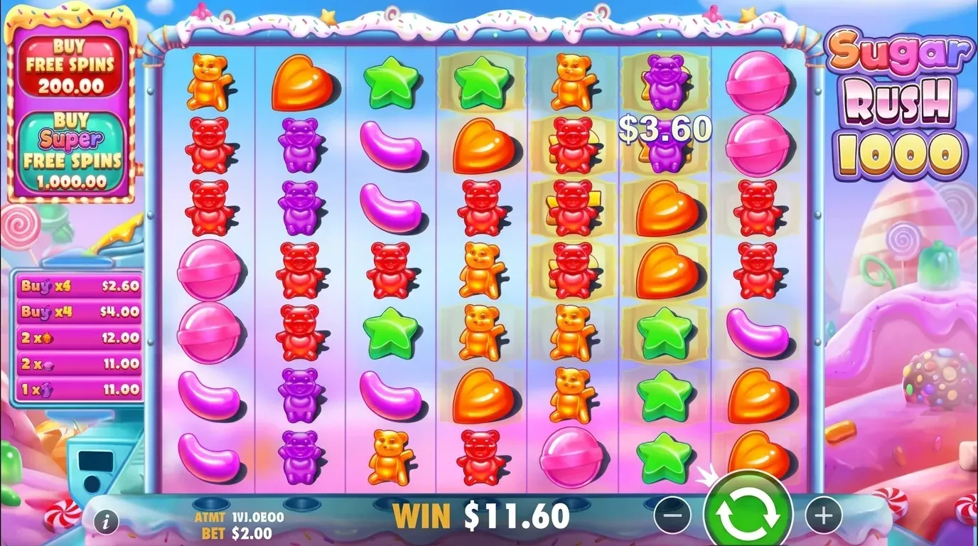 Sugar Rush en play