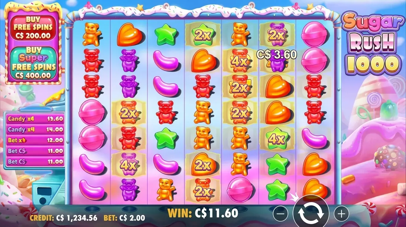 Sugar Rush en CA play