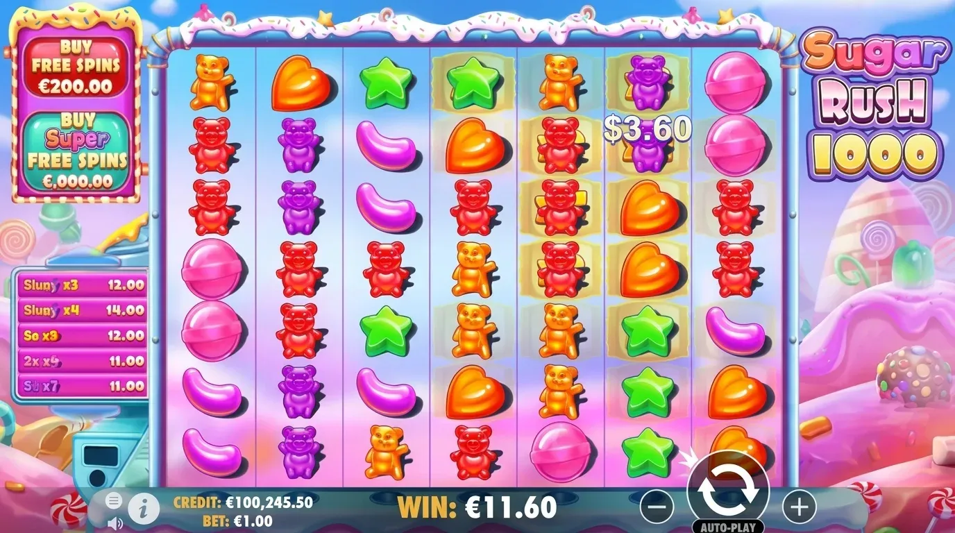 Sugar Rush sq AL play